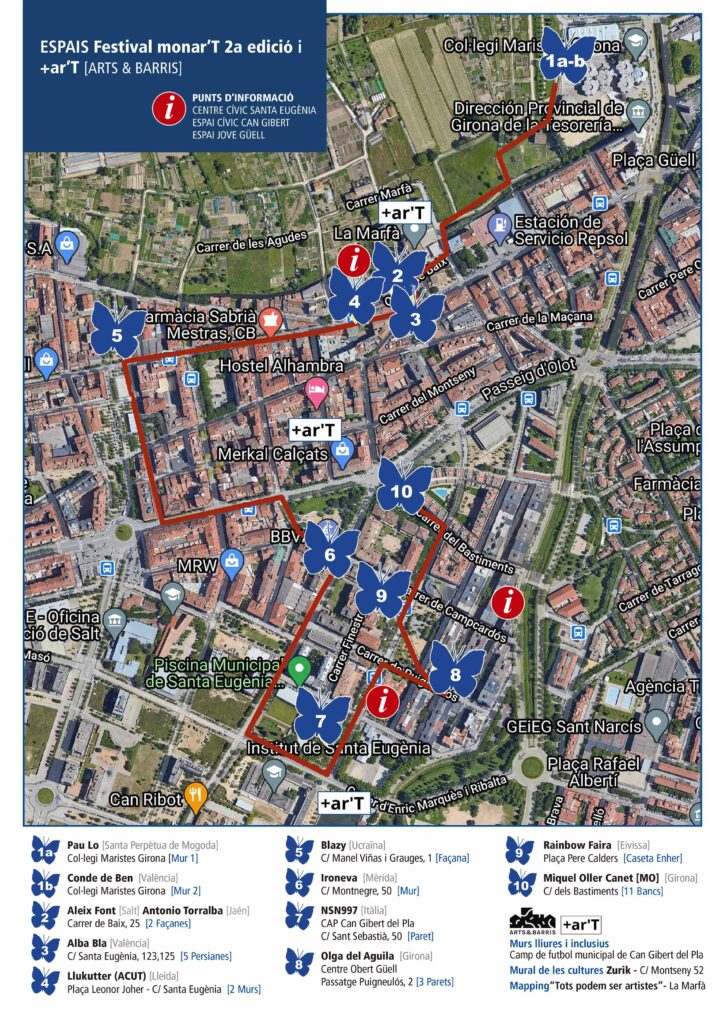 mapa Festival monar'T #2a EDICIO